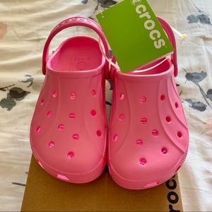 New Girls Crocs in Pink Lemonade Size 1!💖.